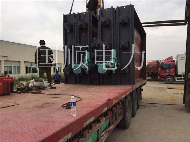 4500*5500烟道挡板门发货